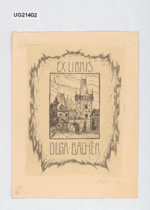 Ex libris Olga Bacher
