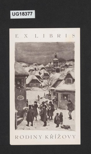 Exlibris rodiny Křížovy