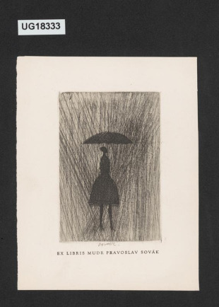 Ex libris MUDR Pravoslav Sovák