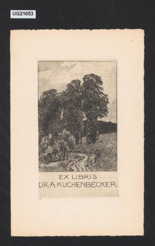 Ex libris Dr. A. Kuchenbecker
