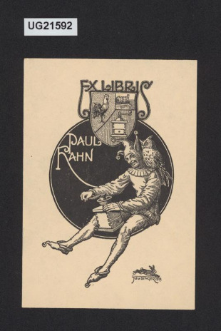 Ex libris Paul Hahn