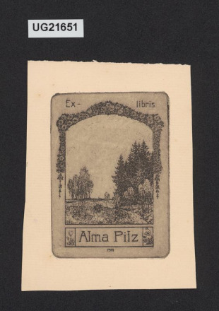 Ex-libris Alma Pilz