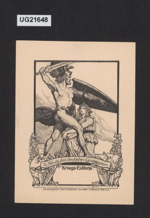 Kriegs - Exlibris (Deutsche Künstler Hilfsfund)