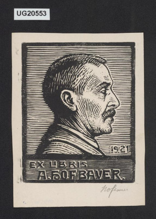 Ex libris A. Hofbauer