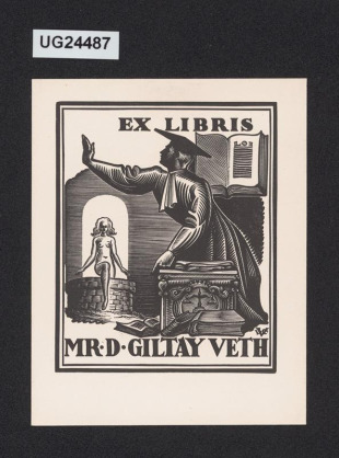 Ex libris Mr. D. Giltay Veth
