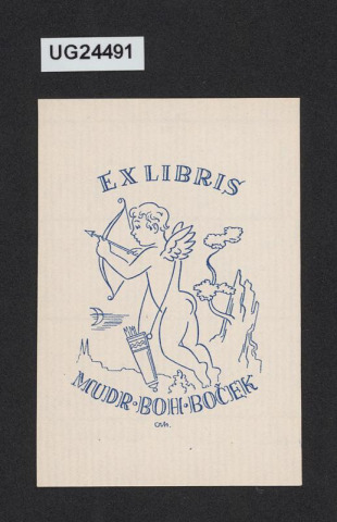 Ex libris MUDr. Boh. Boček