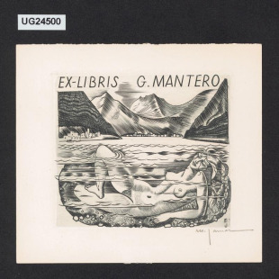 Ex libris G. Mantero