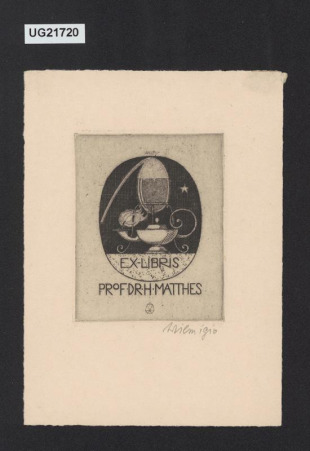 Ex-libris Prof. Dr. H. Matthes