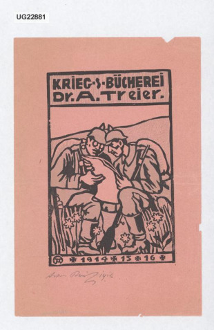 Kriegs-Bücherei Dr. A. Treier