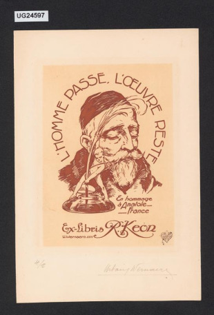Ex libris R. Keon