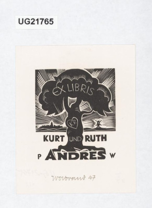 Exlibris Kurt und Ruth Andres