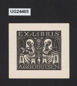 Ex libris A. G. Gerritsen