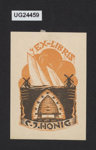 Ex libris C. J. Honig