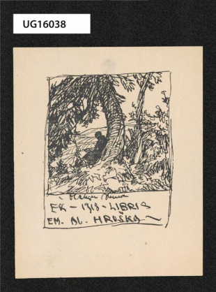 Ex - 1918 - libris Em. Al. Hruška
