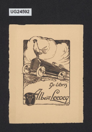 Ex-libris Albert Lecocq
