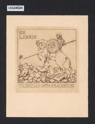 Ex libris Trinidat Monsalvatje