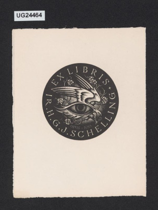 Ex libris J. H. G. J. Schelling