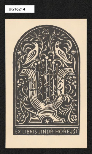 Ex libris Jindř. Hořejší