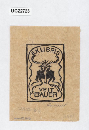 Ex libris Veit Bauer