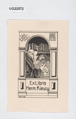 Exlibris Hermann Kiewy