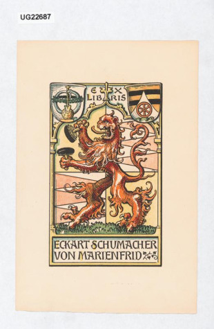 Ex librisEckart Schumacher von Marienfrid