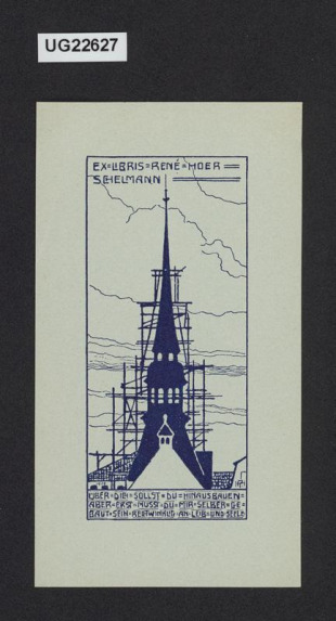 Ex libris René Hoeschelmann