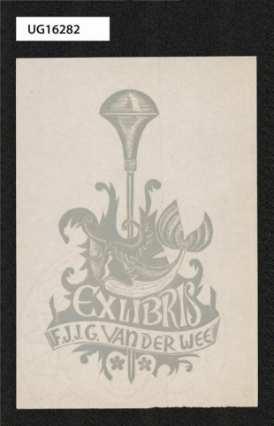 Exlibris F. J. J. van der Wee
