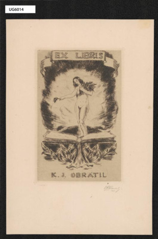 Ex libris K. J. Obrátil