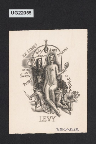 Ex libris Pierre Edmond Levy