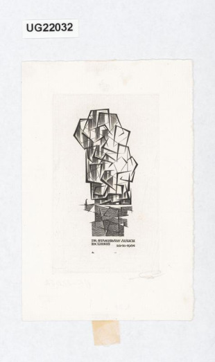 Ex libris Dr. Stanislaw Aulich
