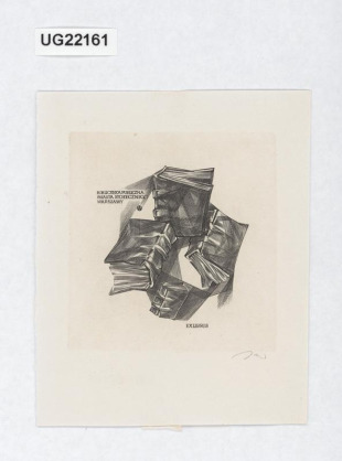 Exlibris Bibliotheka publiczna miesta stołecznego Warszany