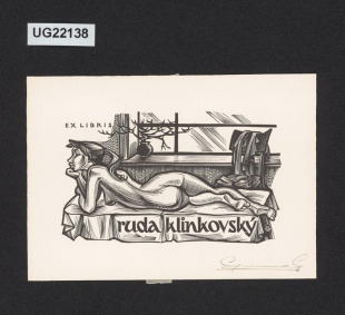 Ex libris ruda Klinkovský