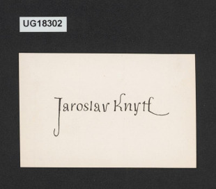 Jaroslav Knytl (navštívenka)