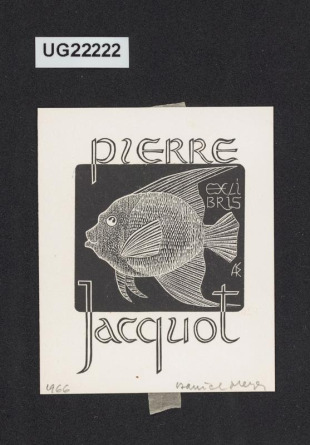 Exlibris Pierre Jacquot