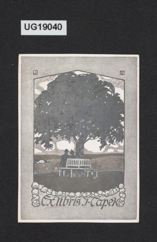 Ex libris J. Čapek