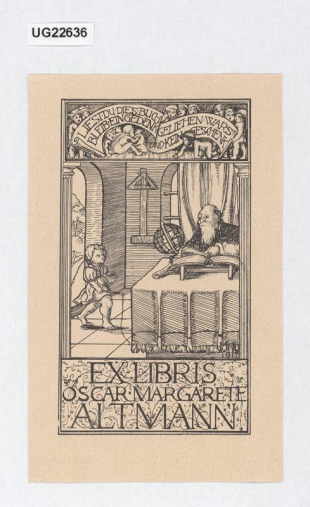 Ex libris Oscar-Margarete Altmann