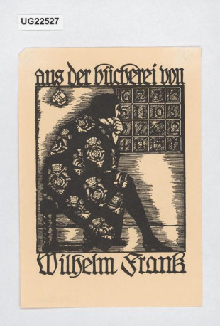 Aus der bücherii von Wilhelm Frank