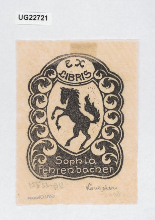 Ex libris Sophia Fehrenbacher