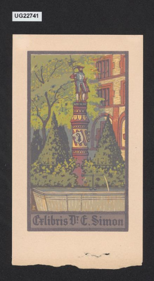 Ex libris Dr. E. Simon