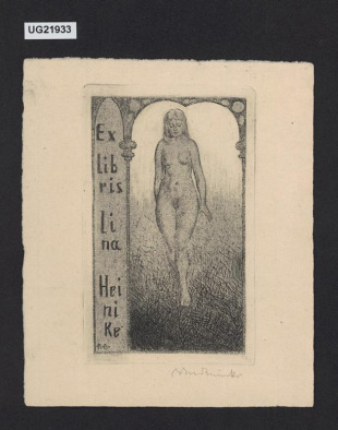 Exlibris Lina Heinike