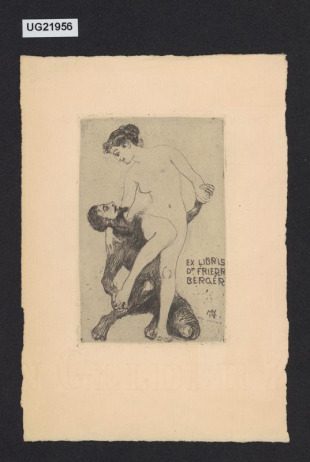 Exlibris Dr. Friedr. Berger