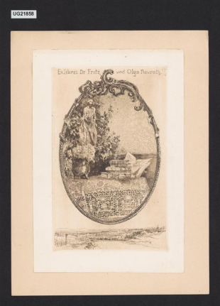 Exlibris Dr Fritz und Olga Neurath