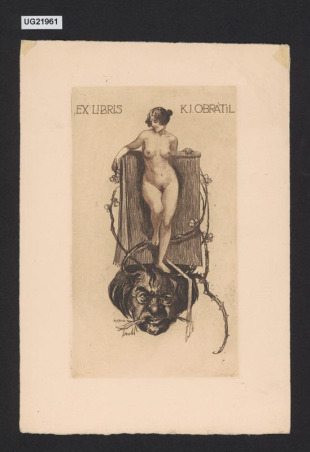 Exlibris K. J. Obrátil
