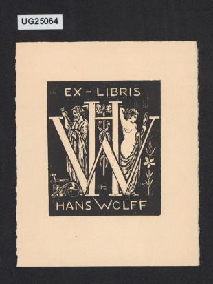 Ex libris Hans Wolf
