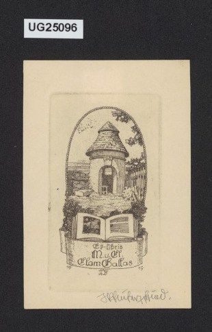 Ex libris M. und El. Clam Gallas
