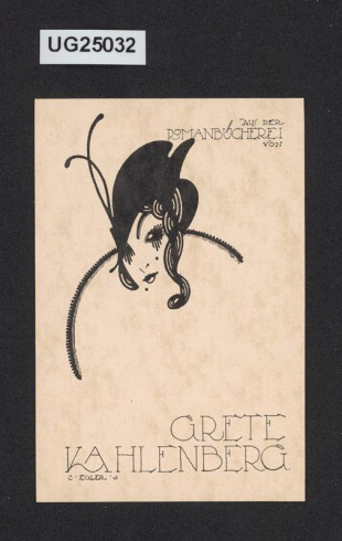 Aus der Romanbücherei von Grete Kahlenberg