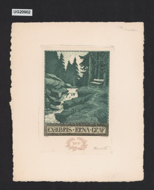 Ex libris Erna Graf
