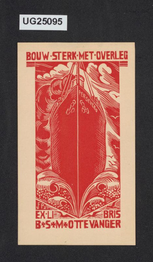 Ex libris B. S. M. Ottevanger