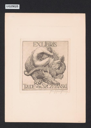 Ex libris Trude von Szcepanski