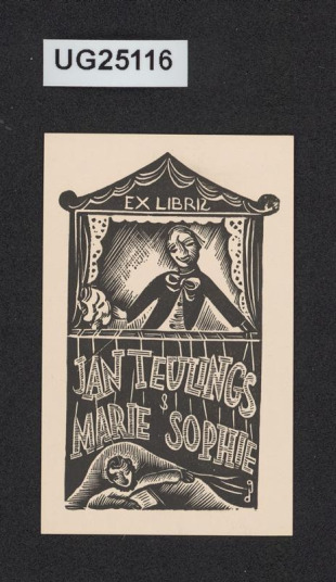 Ex libris Jan Teulings/ Marie et Sophie
